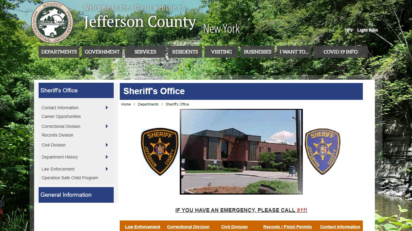 Welcome to Jefferson County, New York - Sheriff's Office